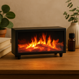 Flame-Effect Essential Oil Diffuser USB Color-Changing Birdsong