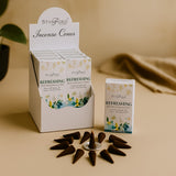 Incense Cones Refreshing 15 Pack With Holder Stamford