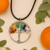 Pendente Árvore da Vida dos Sete Chakras