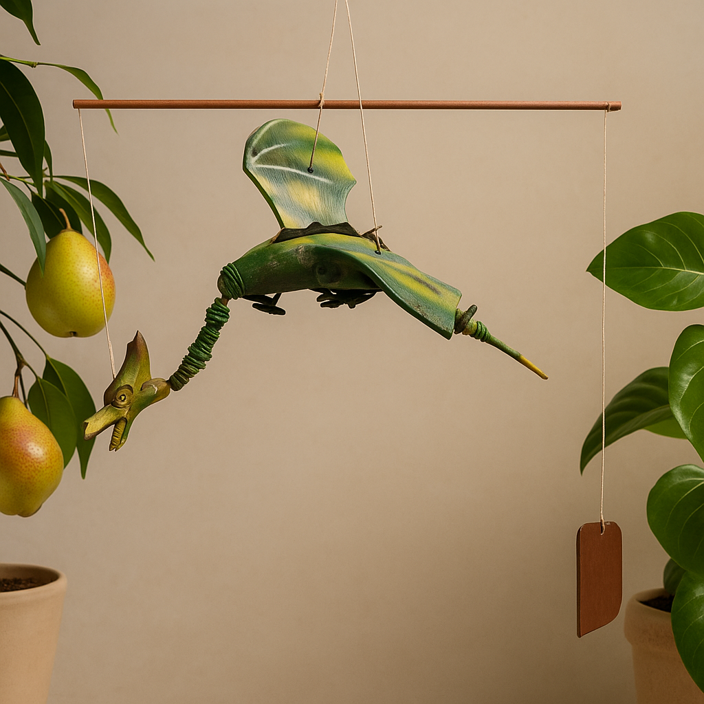 Drago Mobile Cocco Verde 37cm