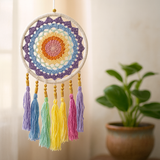 Agățătoare de perete cu curcubeu pastelat Dream Catcher