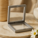 Ramka do wyświetlania unosząca się 3D 9x9cm Szara