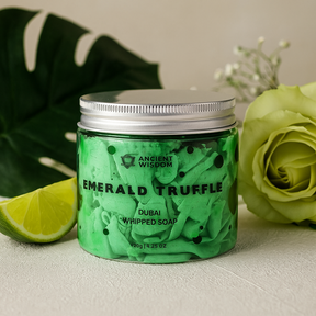 Emerald Truffle Moisturising Whipped Cream Soap 120g, Whipped Soap