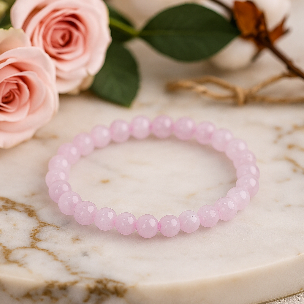 Rose Quartz Bracelet Crystal Gemstone