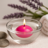 Velas Flutuantes, Pequenas Lavanda Sem Aroma Pacote de 10