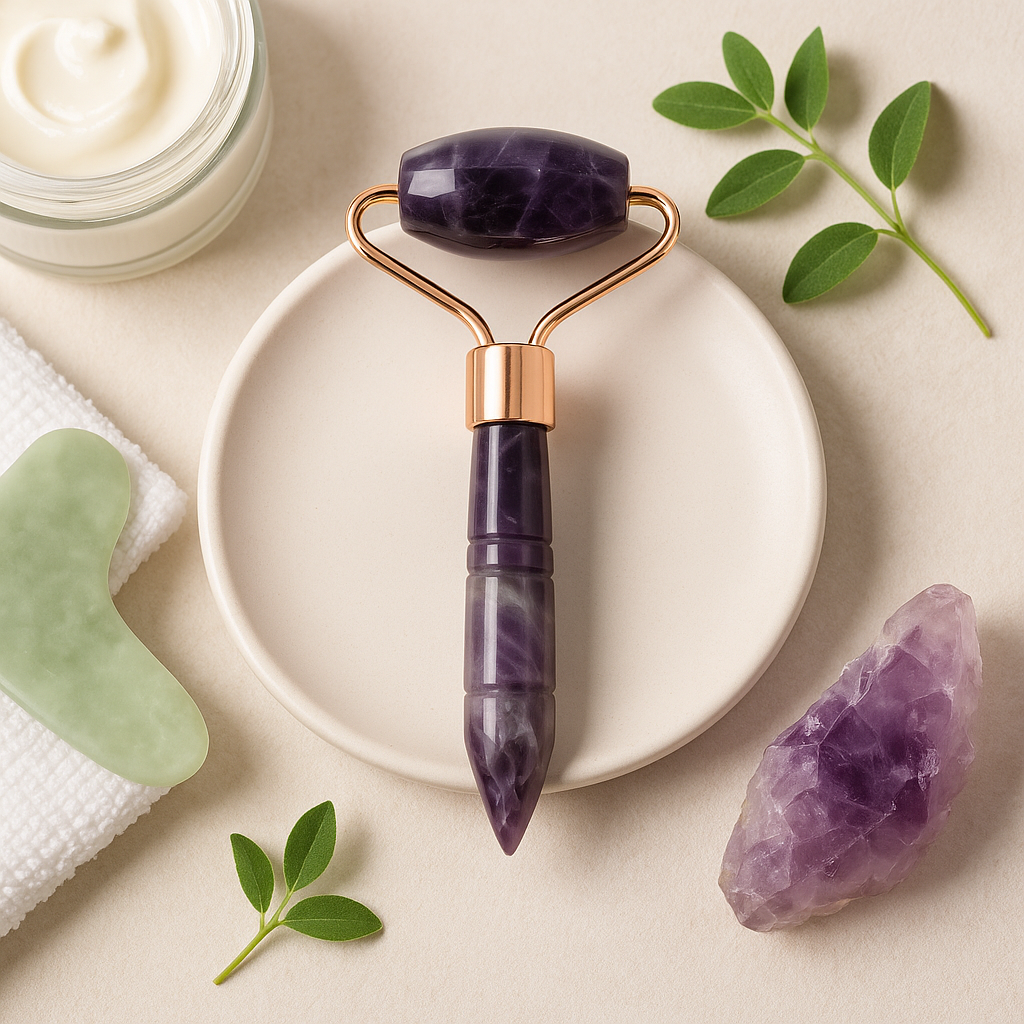 Amethyst Face Roller Facial Massager