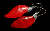 925 Silver Earrings - Leaf Drop - SHAMTAM.COM