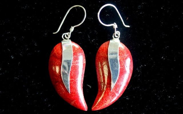 925 Silver Earrings - Mangos - SHAMTAM.COM