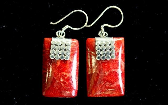 925 Silver Earrings - SQ Mini Discs - SHAMTAM.COM