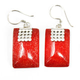 925 Silver Earrings - SQ Mini Discs - SHAMTAM.COM