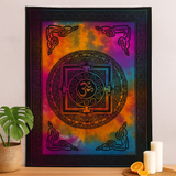 Wandkunst aus Baumwolle - Heiliges OM