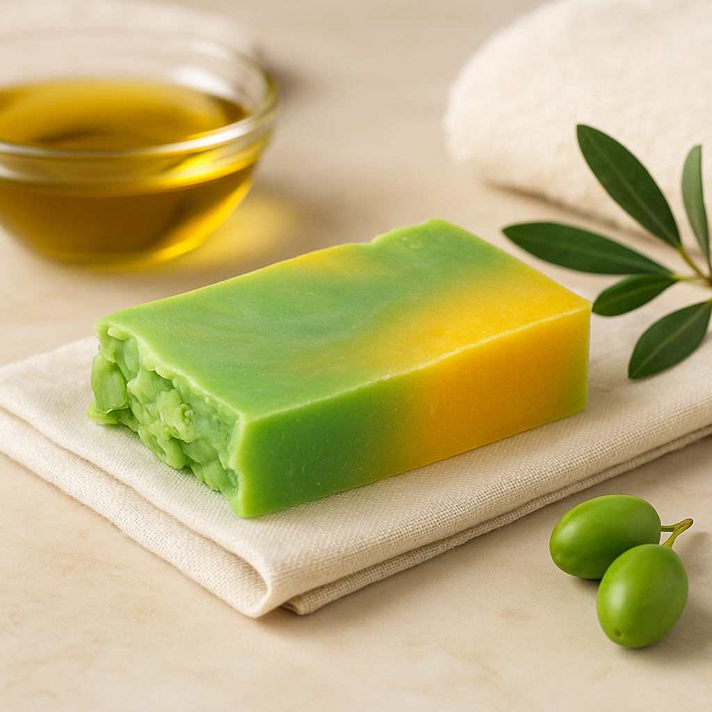 Μπάρα σαπουνιού με λάδι jojoba και ελιάς 100g