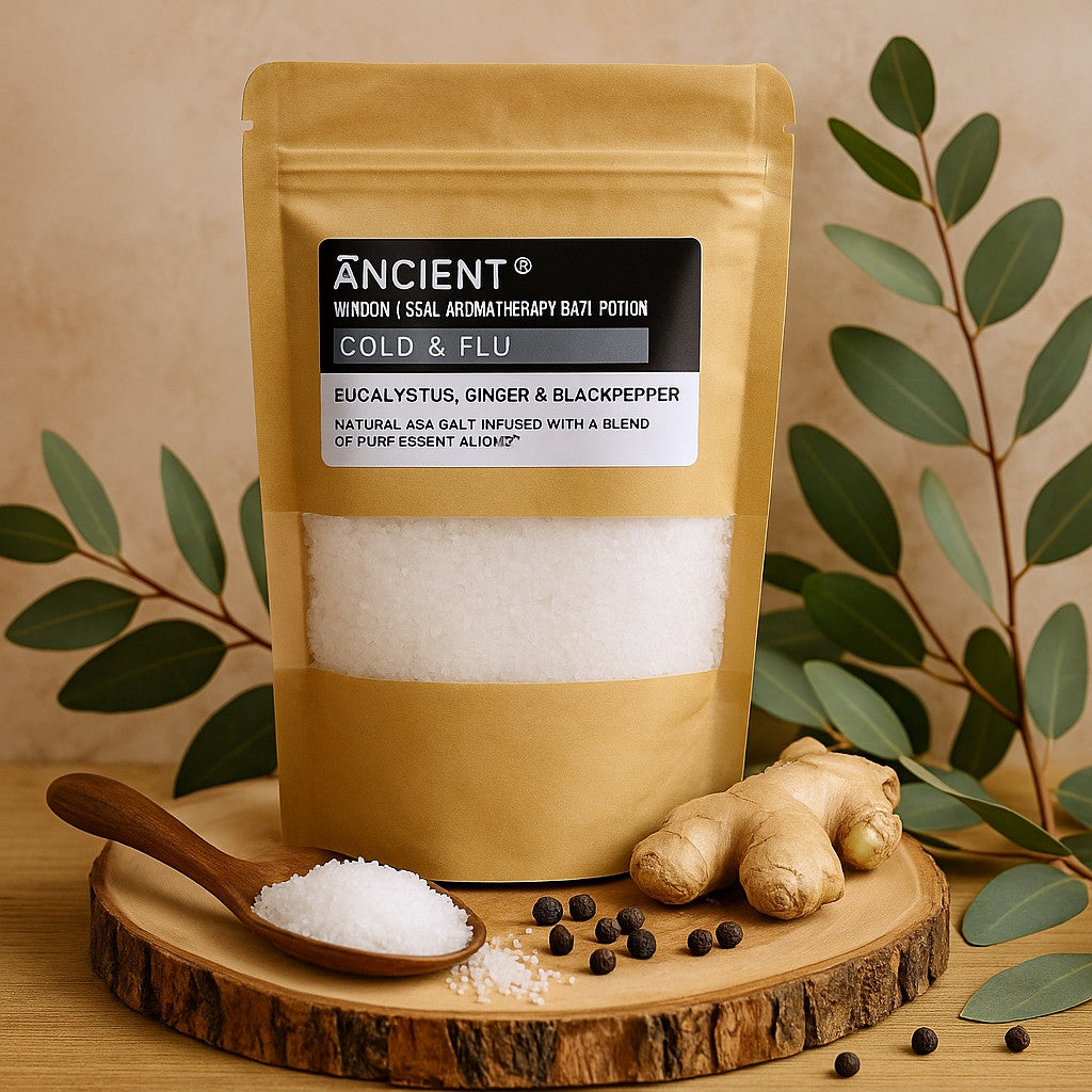 Aromaterapia kylpysuolat - Eukalyptus flunssaan ja vilustumiseen 350g