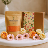 Conjunto de Sais de Banho e Flores de Sabão, 17 Peças