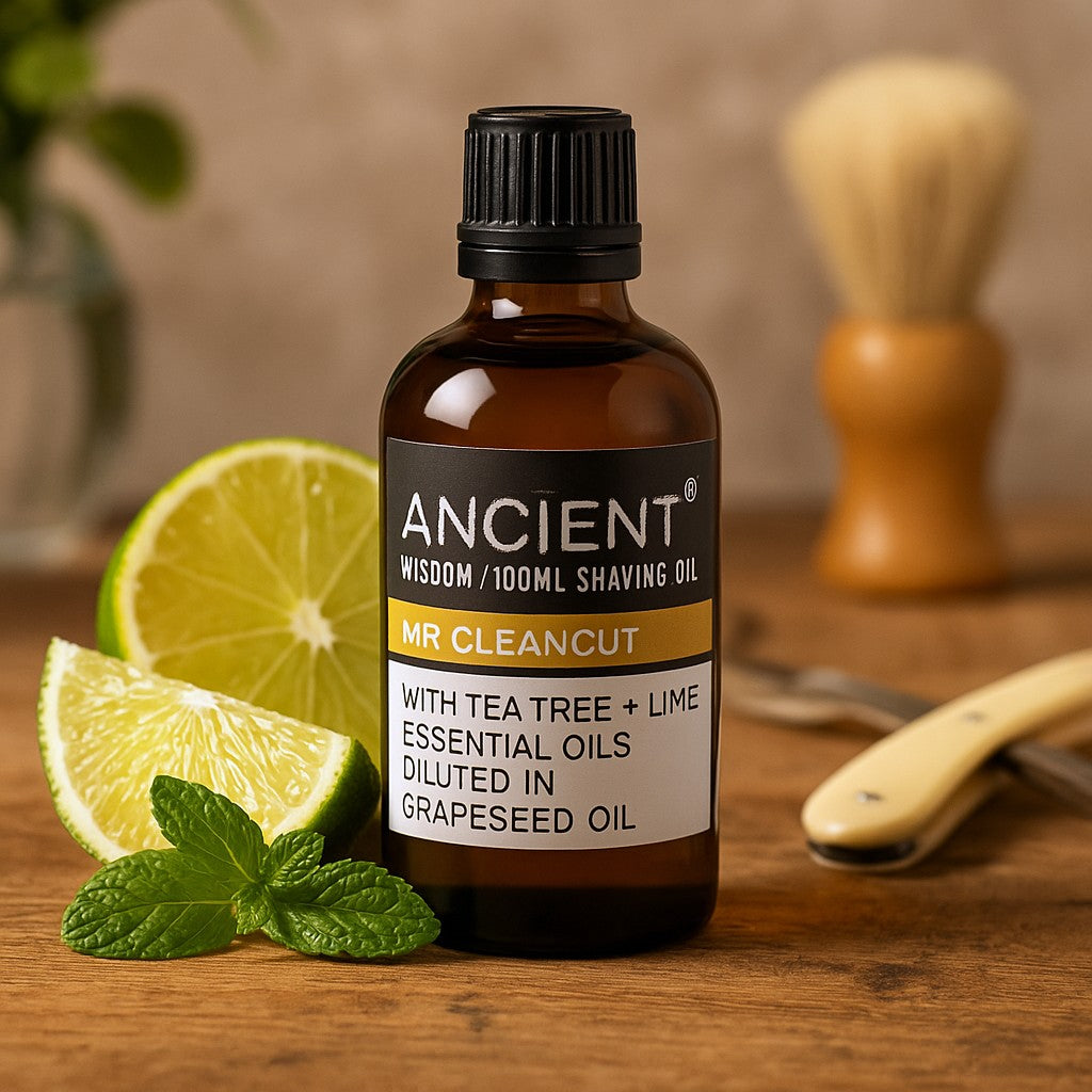 Aceite de afeitar árbol de té y lima 100 ml Mr Cleancut