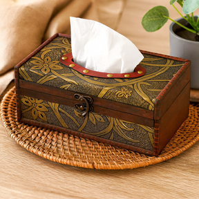 Tissue Box Cover Large Trunk Style, Decorative Box