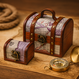 Набор из 2 колониальных коробок - дизайн Атлас