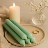 Dinner Candles Baby Powder Blue Set of 5