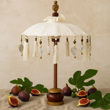 Parasole per decorazione casa in tela naturale 40cm Bali