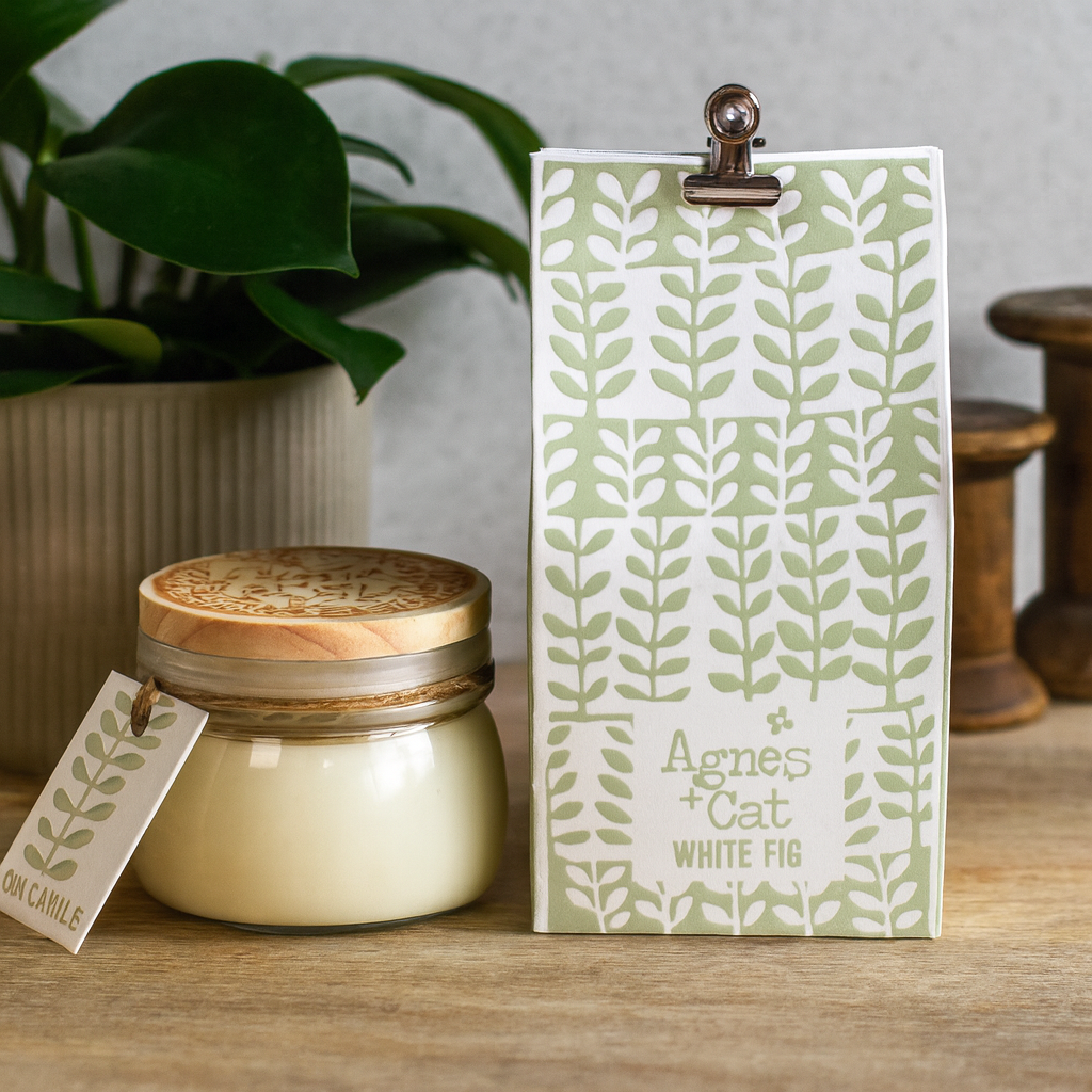 Sojavaxljus Vit Fikon 180ml Kilner Burk