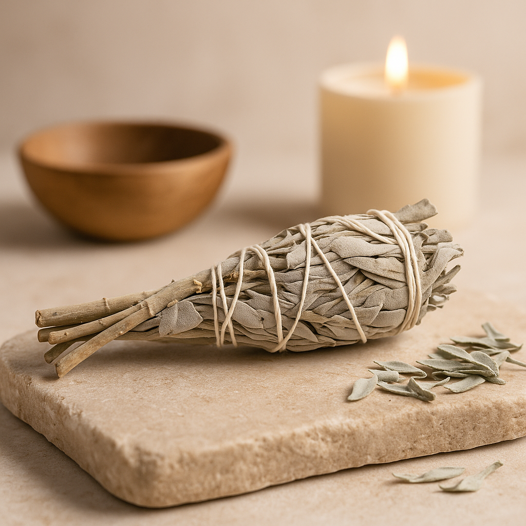 White Sage Smudge Stick Torch 10cm