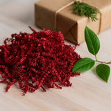 Rotes Papierschnitzel - SizzlePak Deep Red (1 kg) zum Verpacken von Geschenken
