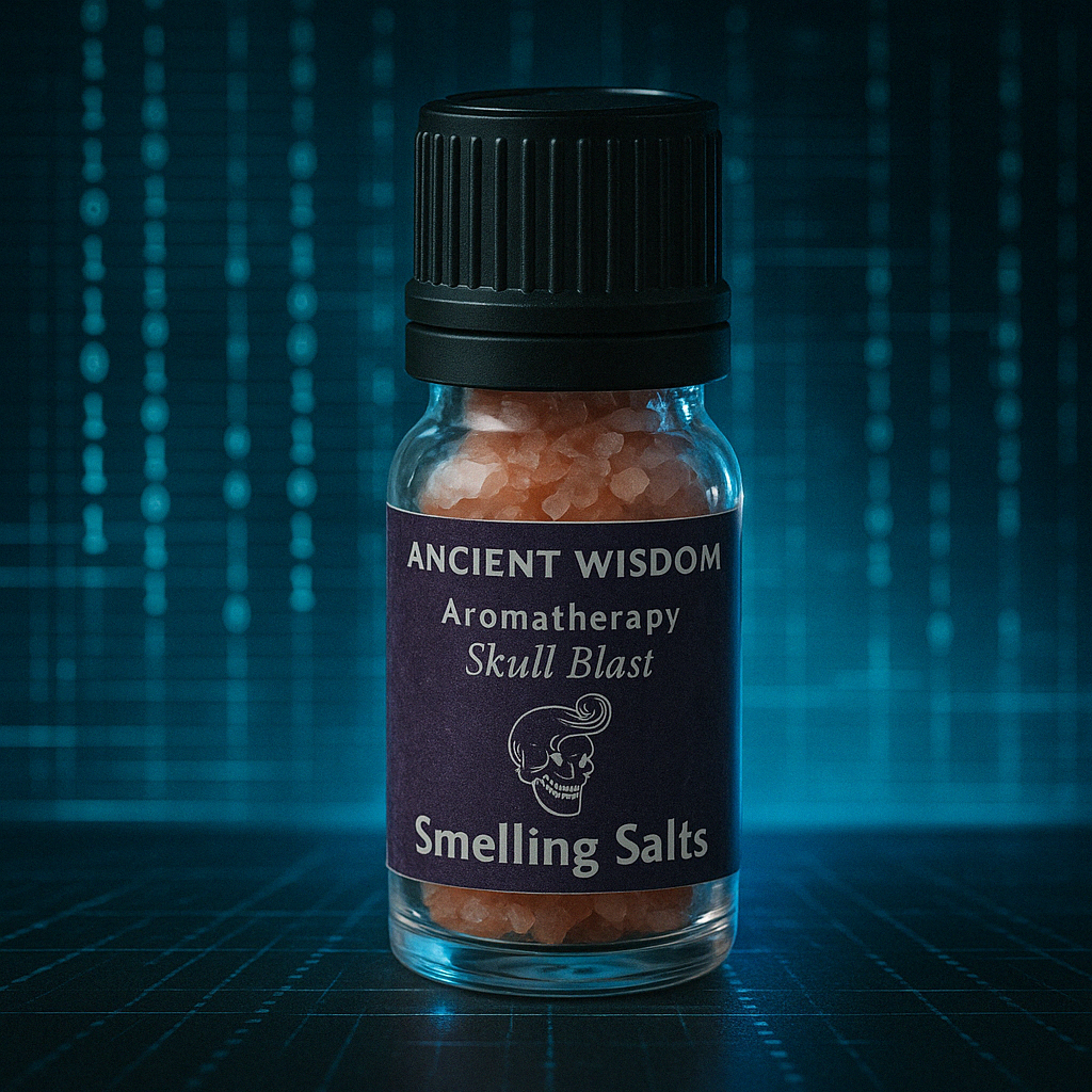 Aromatherapie-Salz-Totenkopf-Explosion