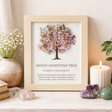 Gemstone Picture - Tree of Life - Multi (20x14.7x1cm), Oil Burner
