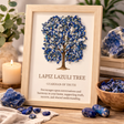 Gemstone Picture - Tree of Life - Lapiz (20x14.7x1cm), Oil Burner