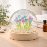 Floral Glow Garden Dome – 20 Multi Tulips – LED USB