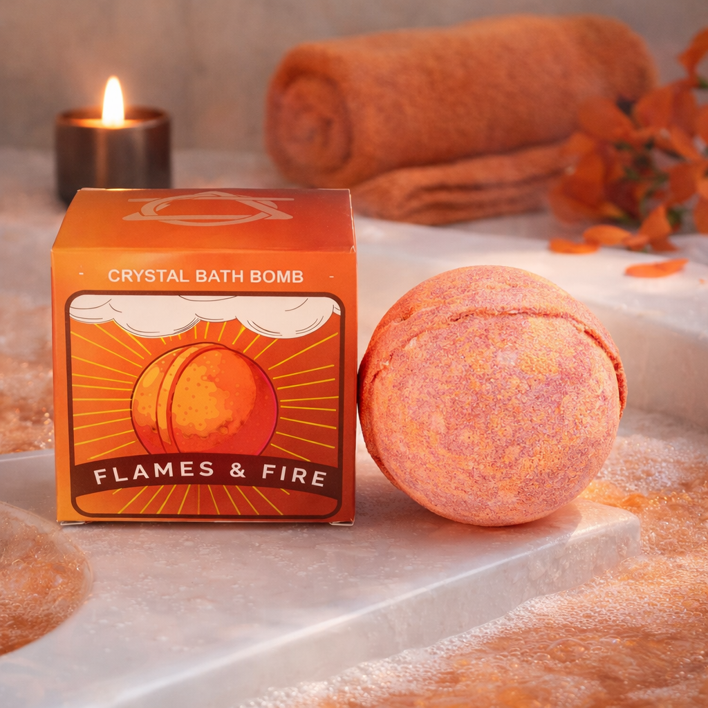 Elemental Crystal Bath Bomb - Fire, Bath Bombs