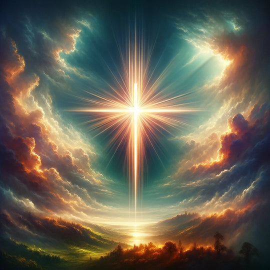 The cross as a universal symbol of the meeting point between heaven and earth