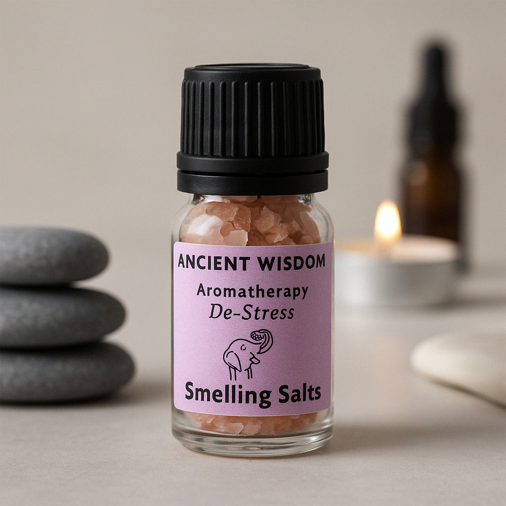 Aromatherapie-Salz zur Stressbewältigung