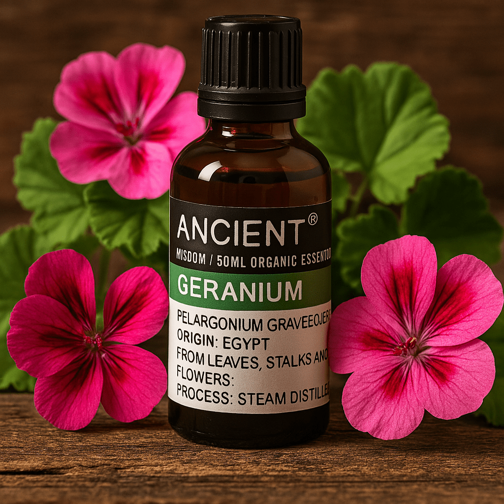 Geranium Essential Oil Organic 50ml