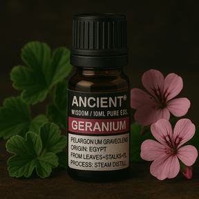 Geranium Essential Oil Steam Distilled 10ml