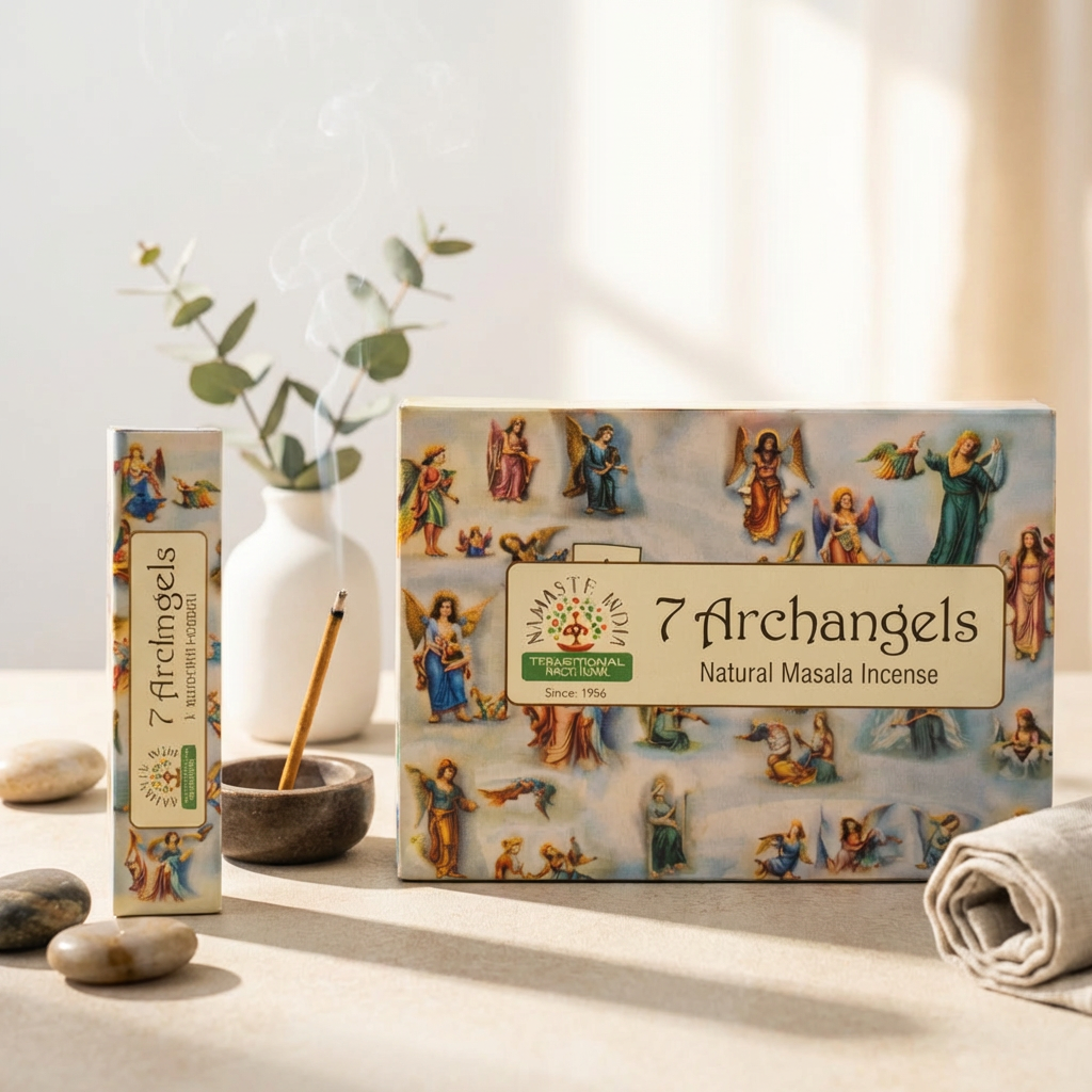 Namaste Mandala Masala Incense – 7 Archangels, Incense Sticks