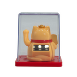 Миниатюрный солнечный кот с деньгами в коробке – жёлтый