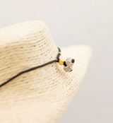 Cord Necklace Gemstone Pendant Opalite Angel