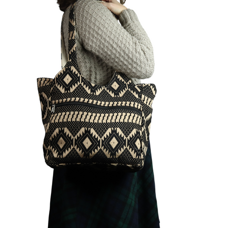 Jacquard Natural Bags Desert Loom Wander Muse Bag