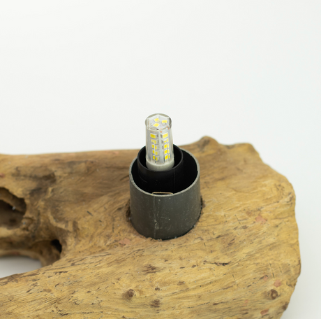 Candeeiro DriftGlow Abajur Meia Lua Estalido – Cinzento