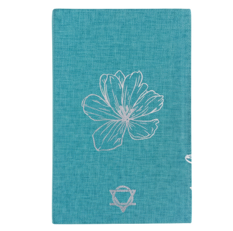 Blue Gratitude Journal With Silver Lining 120 Pages I Am Thankful For