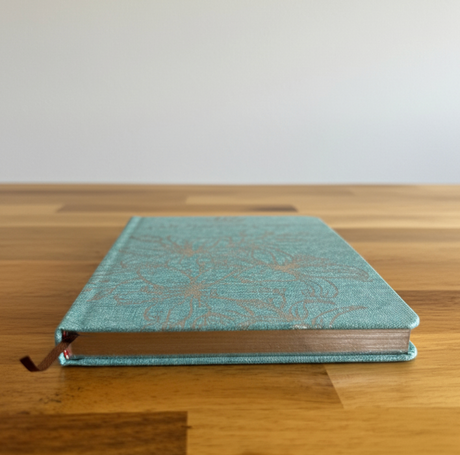 Blue Gratitude Journal With Silver Lining 120 Pages I Am Thankful For