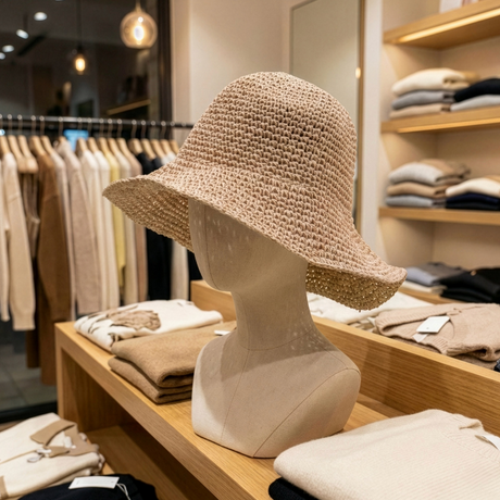 Nomad Sari Floppy Straw Sun Hat – Rose Blush