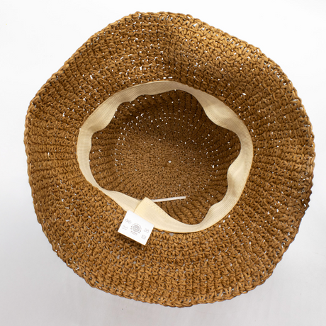 Nomad Sari Floppy Straw Sun Hat – Natural Coffee