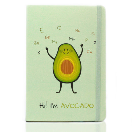 A5 Notebook - Assorted Designs - Crazy Avocado - SHAMTAM.COM