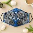 Adult Cloth Face Mask Owl Print With Filter - SHAMTAM.COM
