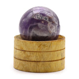Gemstone Sphere 40mm - African Amethyst with Stand - SHAMTAM.COM