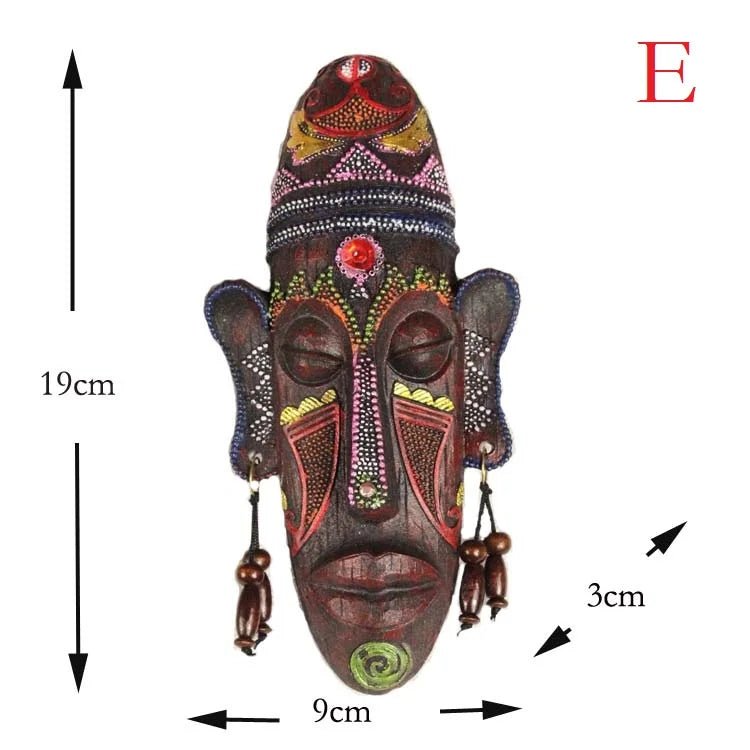 African Style Wall Hanging Masks Set - SHAMTAM