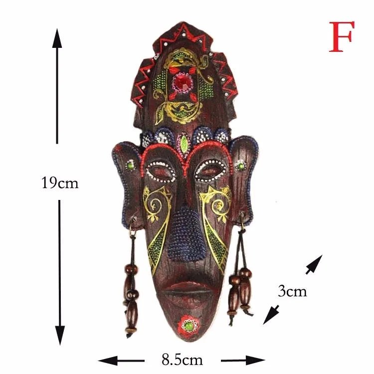 African Style Wall Hanging Masks Set - SHAMTAM