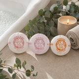 Set regalo di effervescenti da bagno floreali e agrumati Agnes + Cat